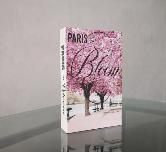 Paris in Bloom Decorative Book Box | Luxury Faux Book Storage